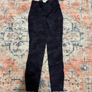 Lululemon Athletica Black Camouflage Leggings